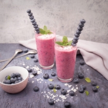 Čučoriedkovo-banánové osviežujúce smoothie